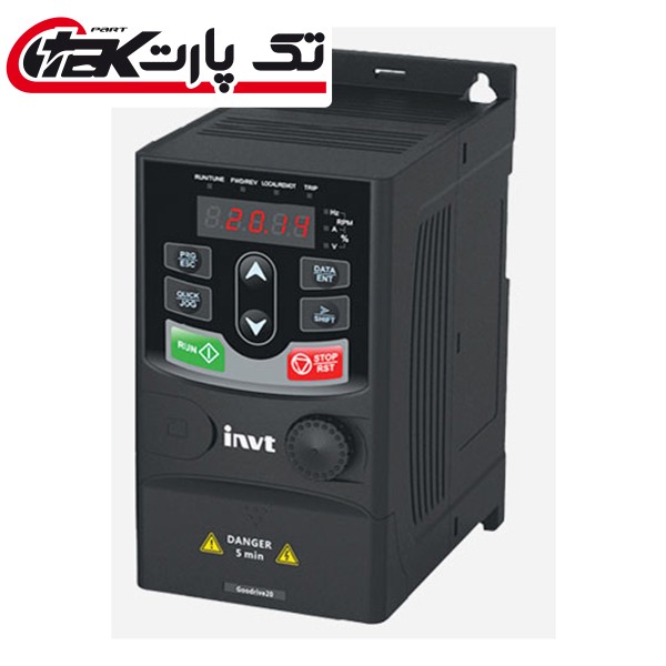 اینورتر تکفاز اینوت 0.4 کیلووات (0.5HP) سری GD20