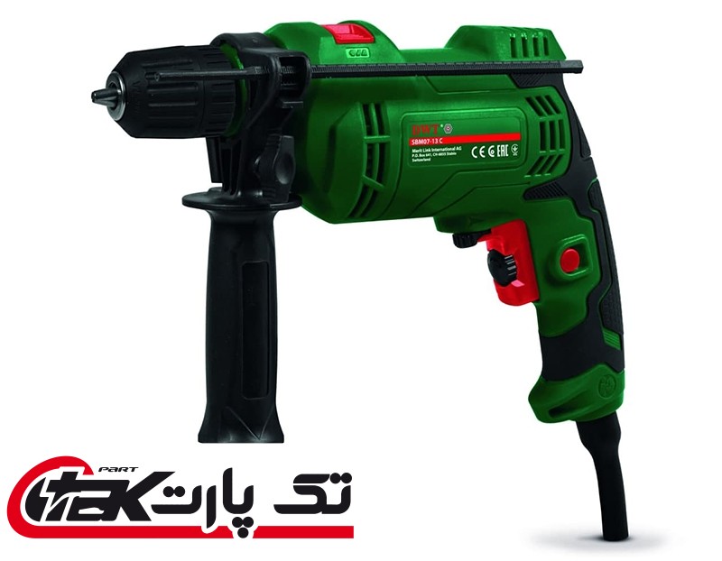 دریل 13 چکشی سه‌نظام اتومات DWT مدل SBM07-13C hammer drill DWT model BM07-13C