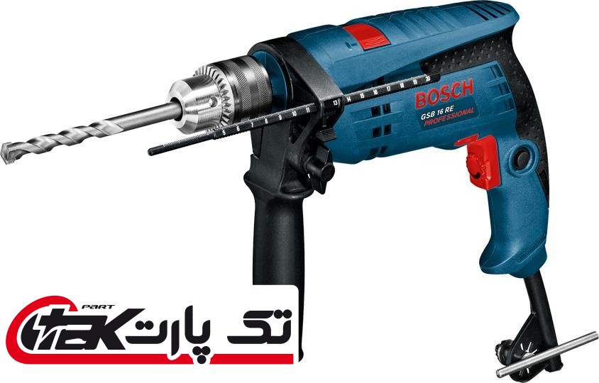 دریل چکشی برقی 13 میلی متری آچاری بوش مدل GSB 16 RE Professional Boach GSB 16 RE Professional Impact Drill