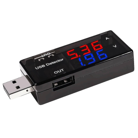 ماژول تستر و مانیتورینگ شارژ دو خروجی USB Tester Detector