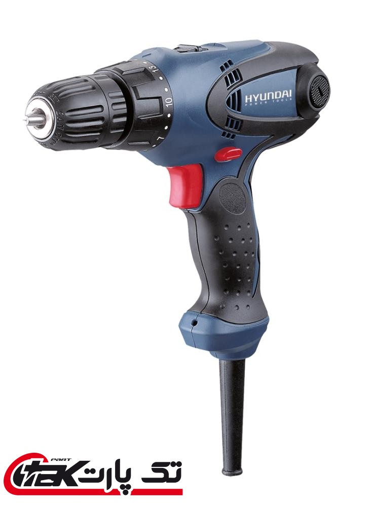 دریل پیچ گوشتی برقی دو سرعته هیوندای مدل 282‎-DD Hyundai 282-DD 2 Speed Drill Driver