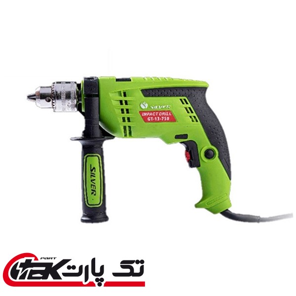 دریل750 وات صنعتی سیلور مدلGT-13-750 drill SILVER