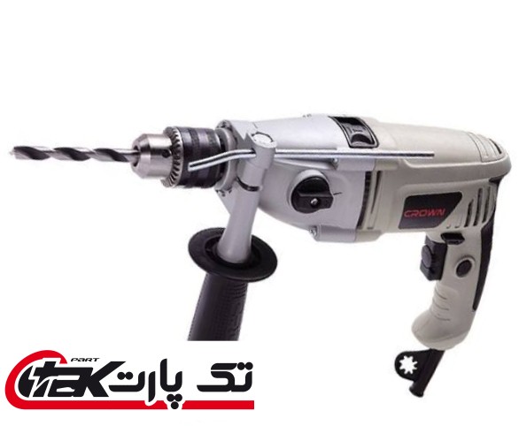 دریل کرون 810 وات چکشی گیربکسی مدل CT10067 Crown CT10067 Impact Drill 810 W