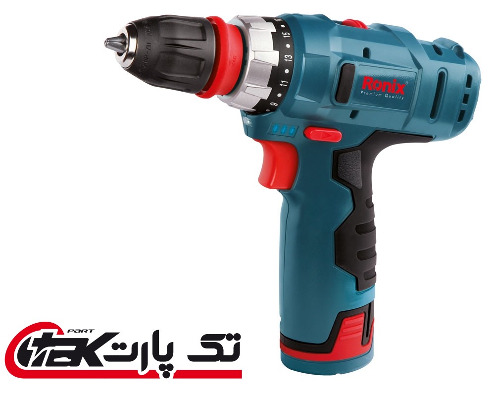 دریل پیچ گوشتی شارژی دوکاره رونیکس مدل 8525 Ronix 8525 Cordless Drill/Driver