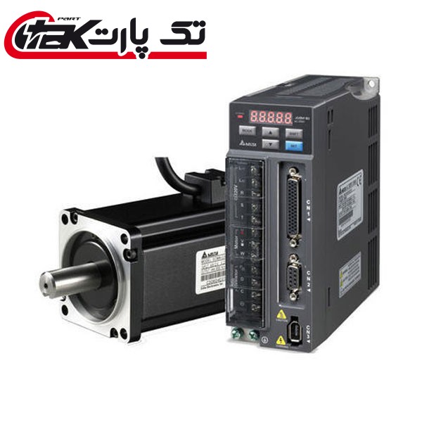 سروو موتور دلتا مدل B2-400w-3000RPM گشتاور 1.27 نیوتن متر (بدون ترمز)