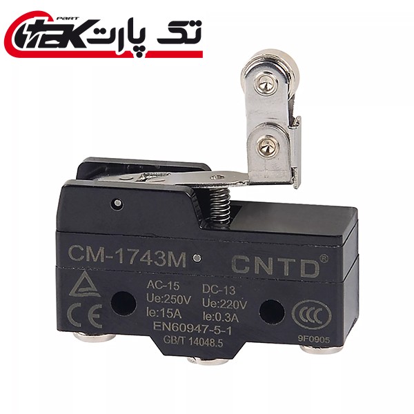 میکرو سوئیچ اهرمی قرقره دار CNTD مدل CM-1743