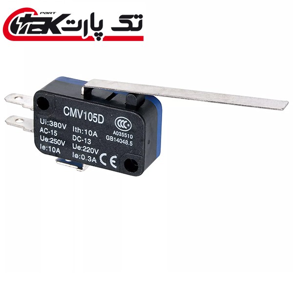 میکروسوئیچ اهرمی بلند ساده CNTD مدل CMV105D