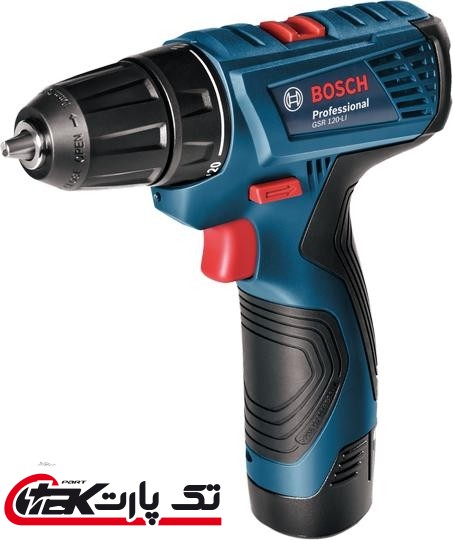 دریل پیچ‌گوشتی شارژی بوش مدل GSR 120-LI Professional BOSCH GSR 120-LI Professional Electric Drill/Driver