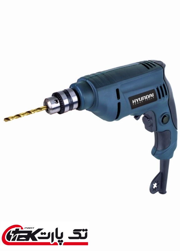 دریل برقی یک سرعته هیوندای مدل HP450-ED Hyundai HP450-ED One Speed Drill