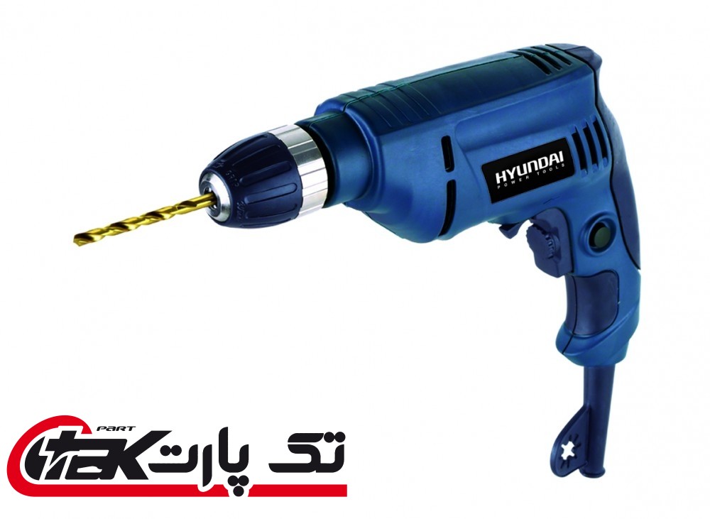 دریل برقی یک سرعته هیوندای مدل HP450A-ED Hyundai HP450A-ED One Speed Drill