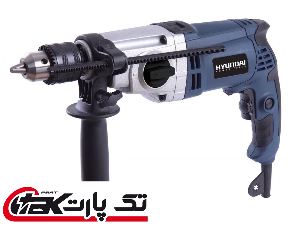 دریل چکشی برقی دو سرعته هیوندای مدل HP8524-ID Hyundai HP8524-ID Two Speed Impact Drill